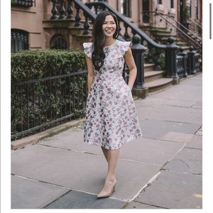 Gal Meets Glam Lola Jacquard Dress